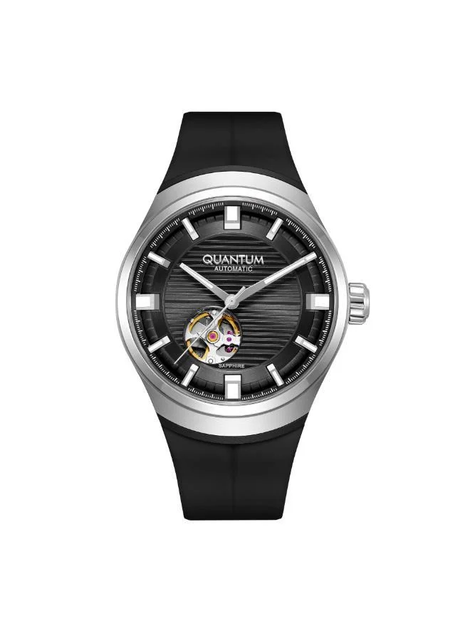 كوانتوم Men's Silicone Analog Watch QMG1203.351 - 43 mm